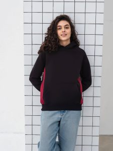 Худі Утеплений з кольоровою вставкою Реглан Unisex
