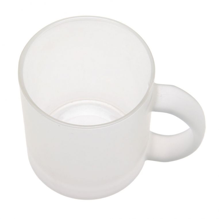 Чашка скляна 'Фрозен' 300 мл матова зовні глянцева всередині