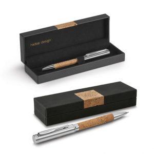 ЕКО ручка коркова в футлярі поворотна