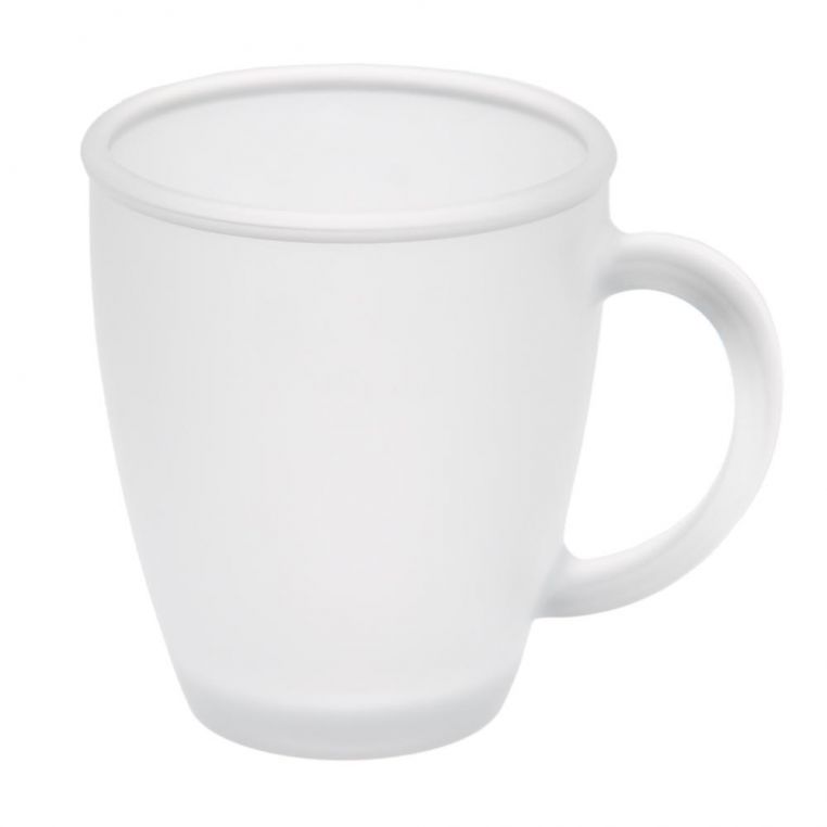 Чашка скляна 325 мл матова зовні глянцева всередині - Зображення 2