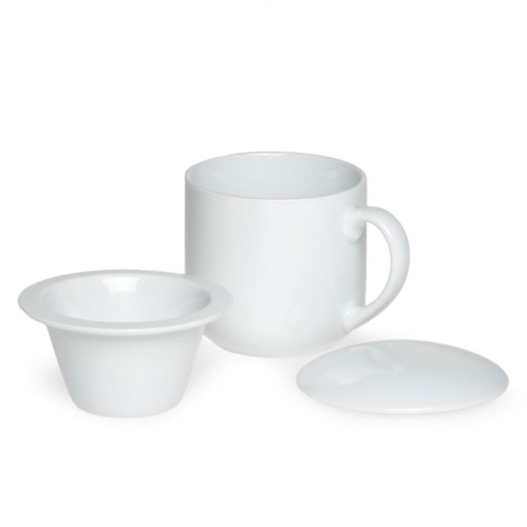 Набір керамічний для чаю 330 мл повністю глянцевий - Зображення 3