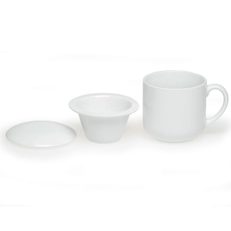 Набір керамічний для чаю 330 мл повністю глянцевий - Зображення 2