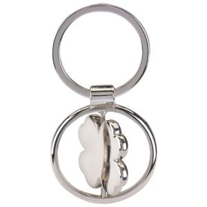 Брелок 'Конюшина' металевий поворотний