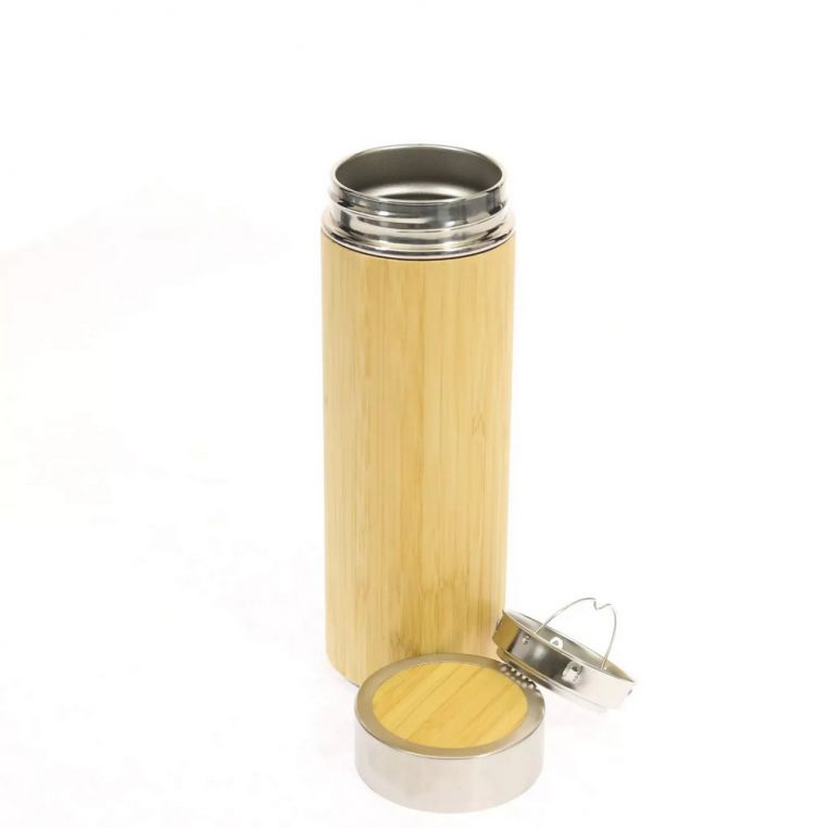 Термос бамбуковий 420 мл - Зображення 11