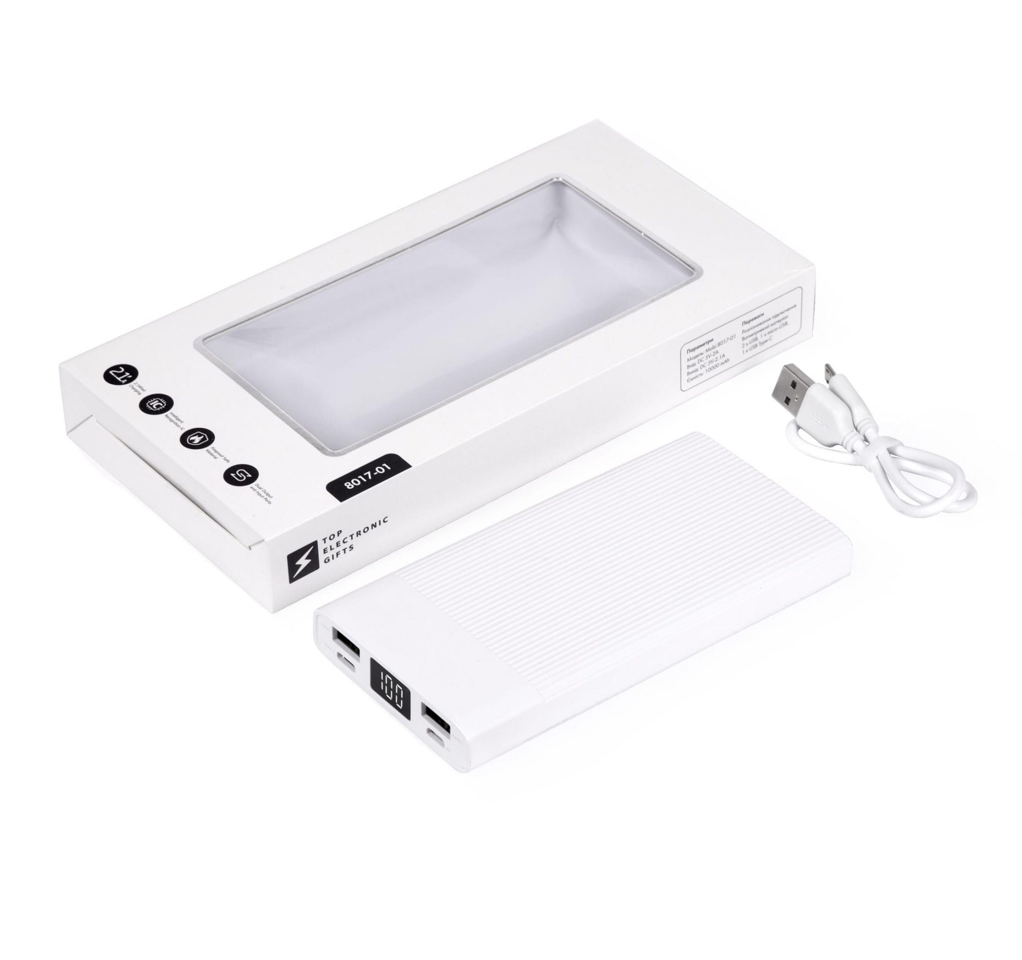 Універсальний зарядний пристрій Mobi 10000 mAh, TM TEG - Зображення 3