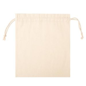 Мішечок для пакування бавовняний, 25х32 см, 110г/м2, бежевий