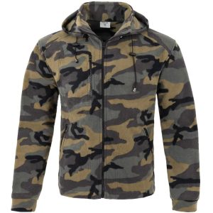 Флісова кофта FLRA 340 HOOD Camouflage