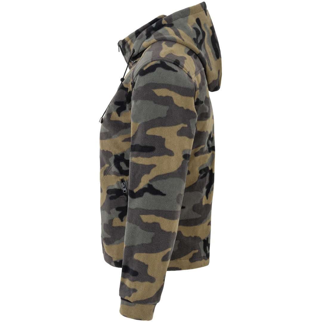Флісова кофта FLRA 340 HOOD Camouflage - Зображення 3