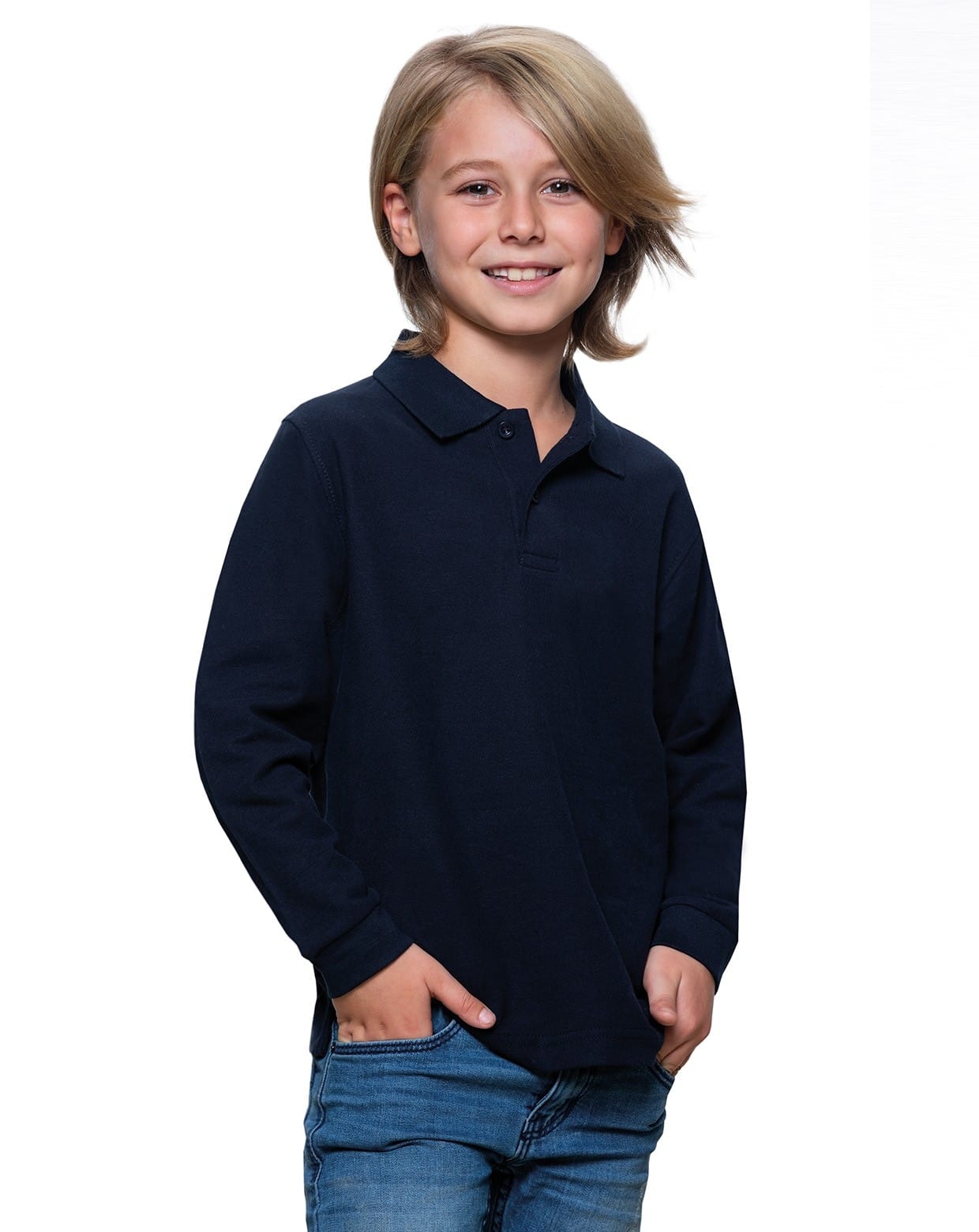 Футболка поло JHK KID POLO LS - Зображення 2