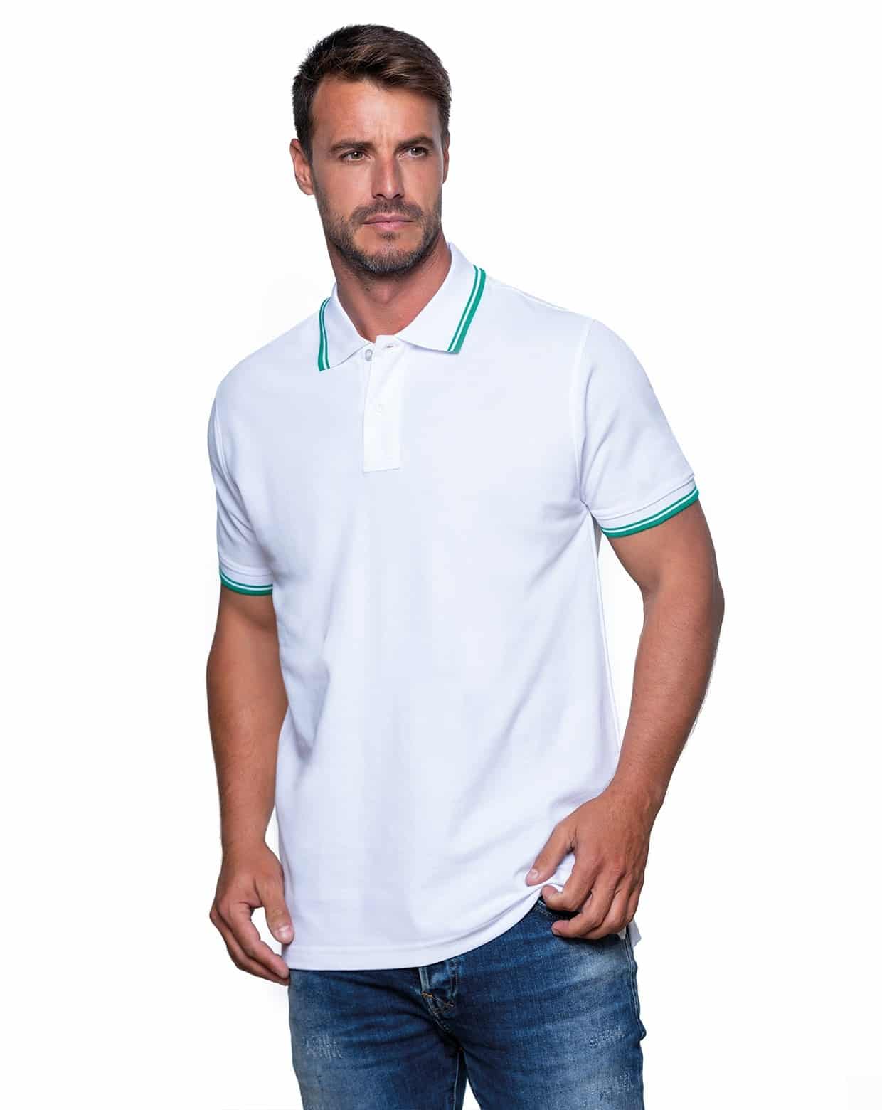Футболка поло JHK POLO REGULAR MAN CONTRAST