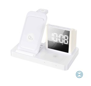 Бездротовий зарядний пристрій з годинником Time Dock, TM TEG