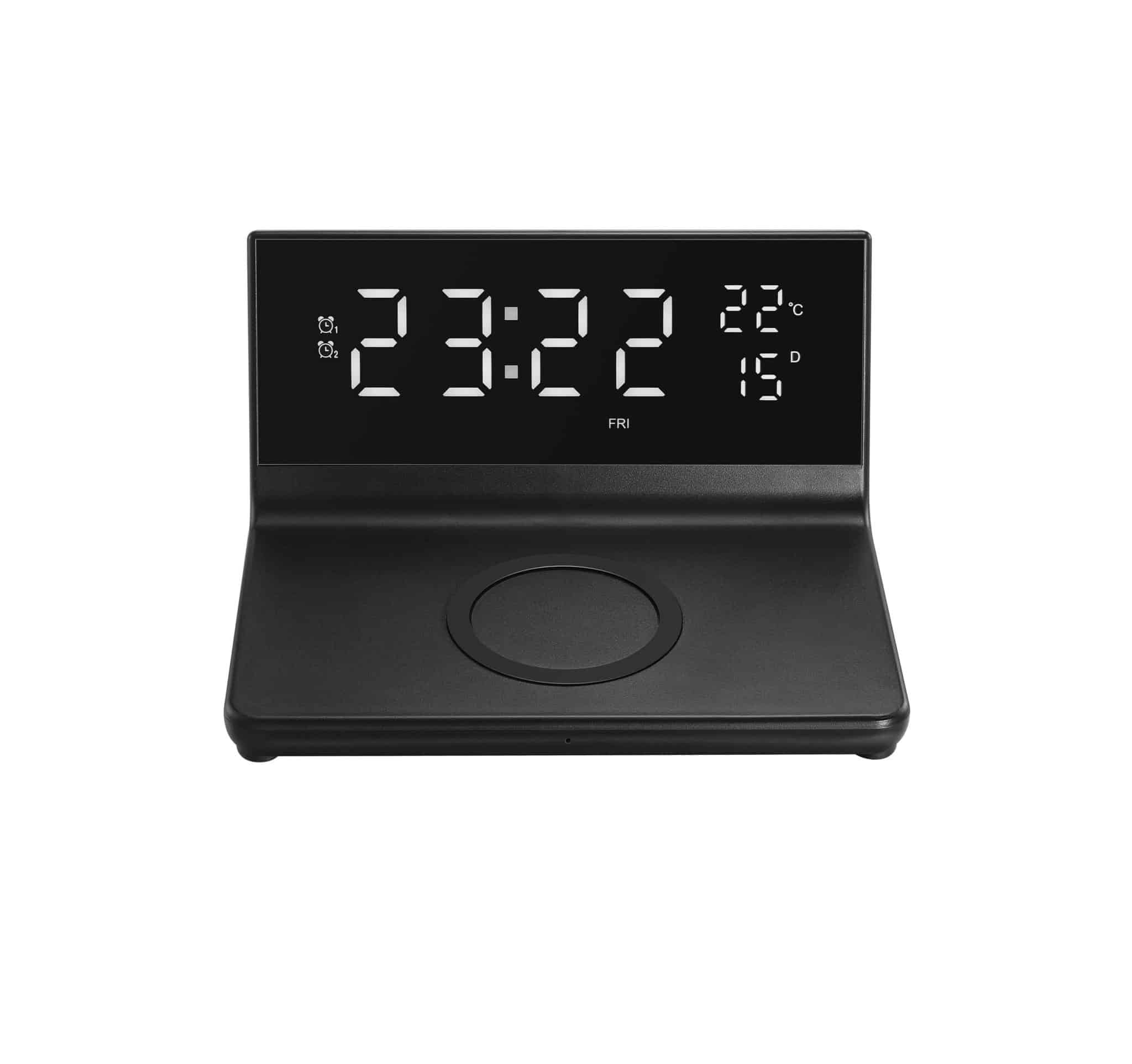 Бездротовий зарядний пристрій з годинником Cyber, TM TEG - Зображення 2