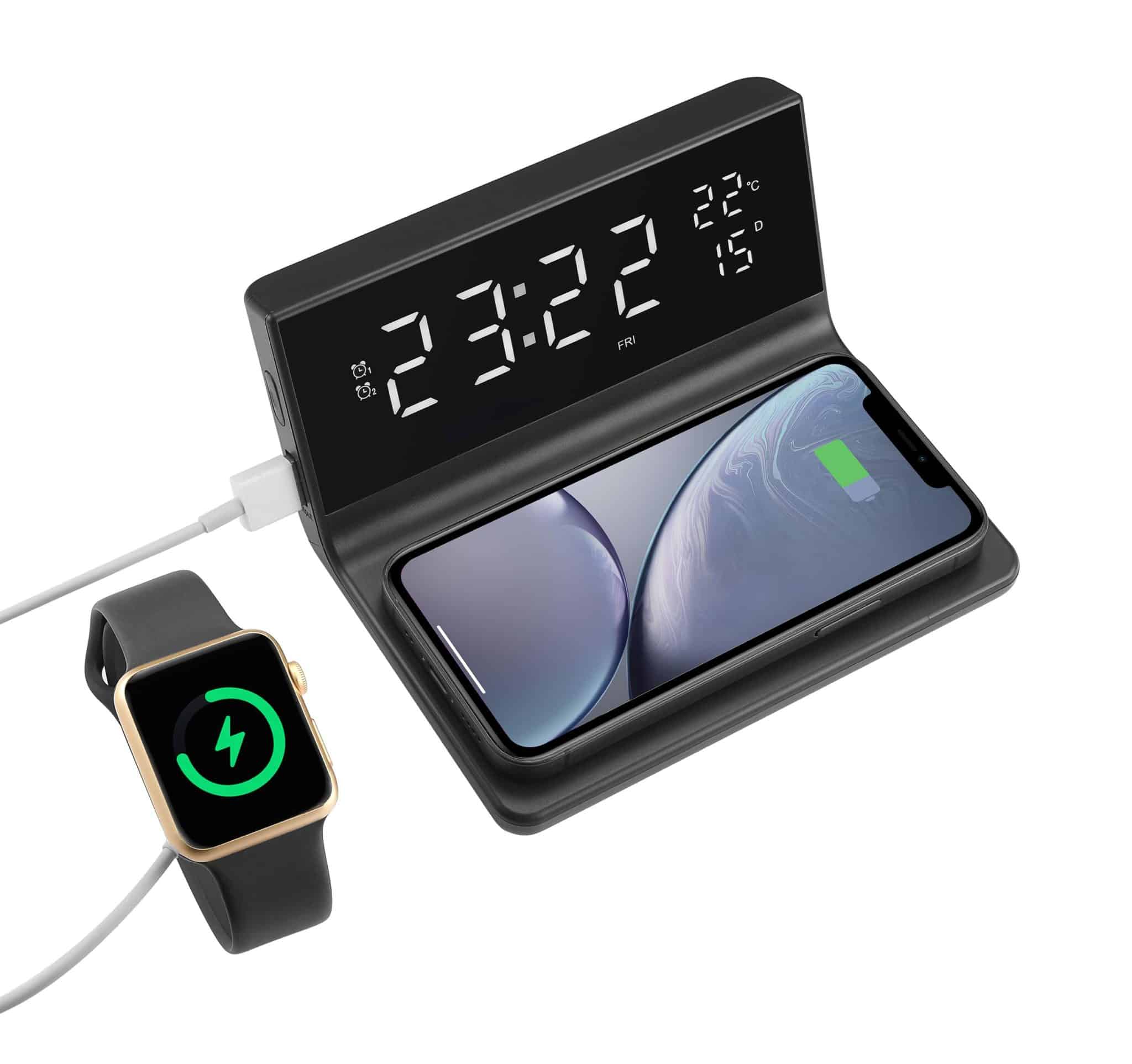 Бездротовий зарядний пристрій з годинником Cyber, TM TEG - Зображення 5